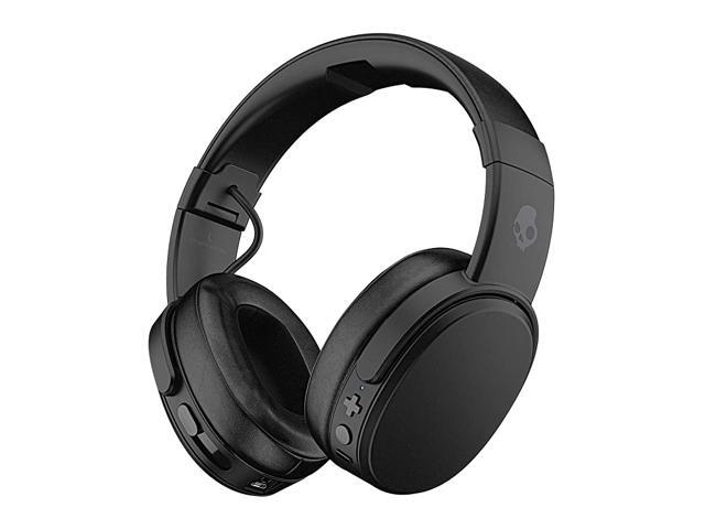 Crusher Bluetooth Wireless OverEar Headphones with Microphone Renewed Black