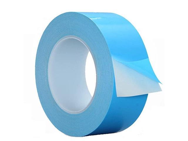 Thermal Adhesive Tape 10mm by 25M High Performance Thermally Conductive Tape Apply for Coolers Heat Sink LED Strips Computer CPU GPU Easy to Apply