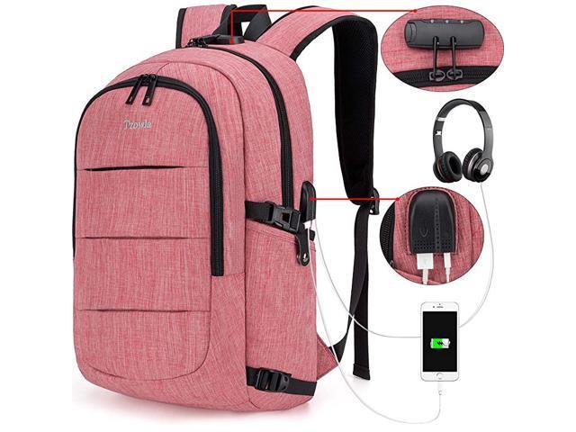 Business Laptop Backpack Water Resistant AntiTheft College Backpack with USB Charging Port and Lock 156 Inch Computer Backpacks for Women Girls