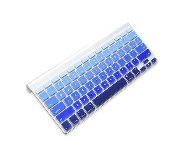 Ultra Thin Silicone Keyboard Protector Cover Skin for Apple Wireless Keyboard with Bluetooth MC184LLB Model A1314 US Layout Not Fit iMac Magic