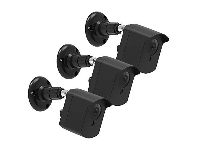 Cam Wall Mount Bracket 360 Degree Protective Adjustable Mount with Cover Case for Cam V2 V1 Indoor Outdoor Use 3 Pack Black