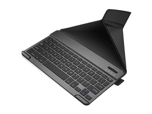 Bluetooth Keyboard Business Rechargeable Compatible with iPad iPhone Samsung Tablets Phones Keyboard Cover Black
