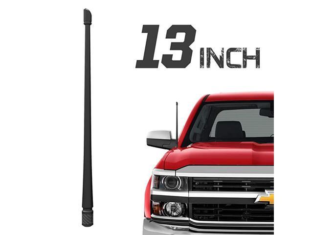 Antenna Compatible with Chevy Silverado GMC SierraDenali 13 inches Flexible Rubber Antenna Replacement Designed for Optimized FMAM Reception