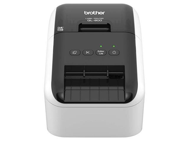 QL800 HighSpeed Professional Label Printer Lightning Quick Printing Plug Label Feature Genuine DK PreSized Labels MultiSystem Compatible Black Red