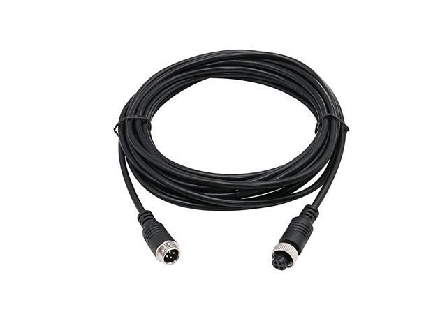 4 pin Car Video Extension Cable Aviation Male to femaler Plug Video and Power Cord Shield AV Cable Waterproof Vehicle Video Monitor reversing