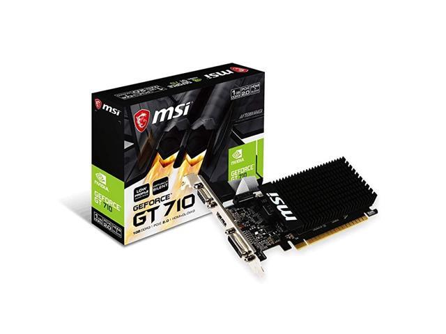 GAMING GeForce GT 710 1GB GDRR3 64bit HDCP Support DirectX 12 OpenGL 45 Heat Sink Low Profile Graphics Card GT 710 1GD3H LP