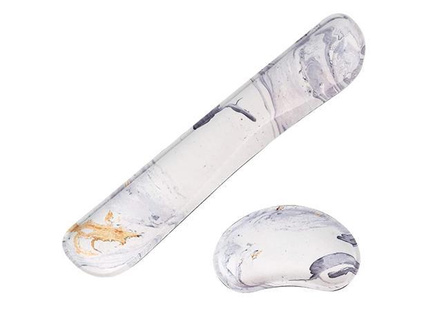 Ergonomic Keyboard Wrist Rest Pad and Mouse Pad Wrist Support Set with NonSlip Backing Memory FormFilled EasyTyping and Pain Relief for Gaming