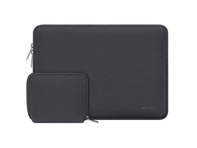 Laptop Sleeve Compatible with 13133 inch MacBook Pro MacBook Air Notebook Computer Water Repellent Neoprene Bag with Small Case Space Gray