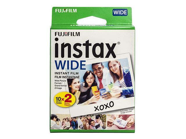 instax Wide Instant Film 20 Exposures White New Packaging