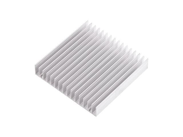 Aluminum Heat Sink Heatsink Module Cooler Fin for High Power Transistor Semiconductor Devices with 16 pcs fins 393L x 393W x 07H 100mmL x 100mmW x