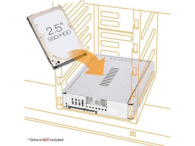 EZConvert PRO MB982SP1S 25 to 35 Enterprise Hard Drive Adapter Converter Bracket Mounting Frame Tray for 5795125mm 25 inch HDDSSD with SATA III