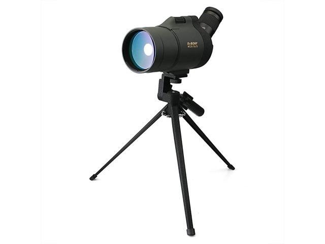 SV41 Spotting Scope Mak with Tripod Waterproof 2575x70 Mini Compact Small for Target Shooting Birdwatching Travel Telescope Applicable for both