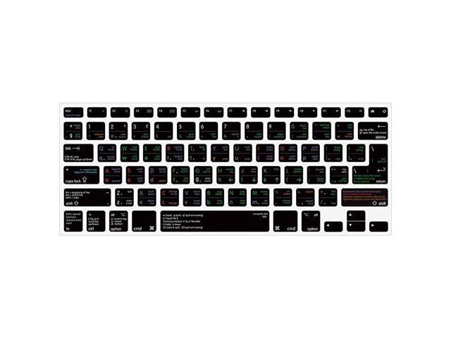 VimVI Functional Shortcuts Hotkey Silicone Keyboard Cover Skin for MacBook Air 13for MacBook Pro131517with or wOut Retina Display2015 or Older
