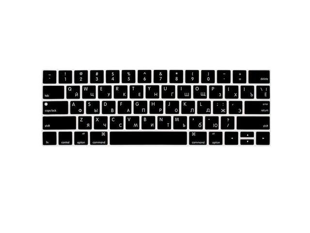Russian Premium Ultra Thin Silicone Keyboard Protector Cover Skin for Apple MacBook Pro with Touch Bar 13 15 Model A1706 A1707 A1989 A1990 A2159