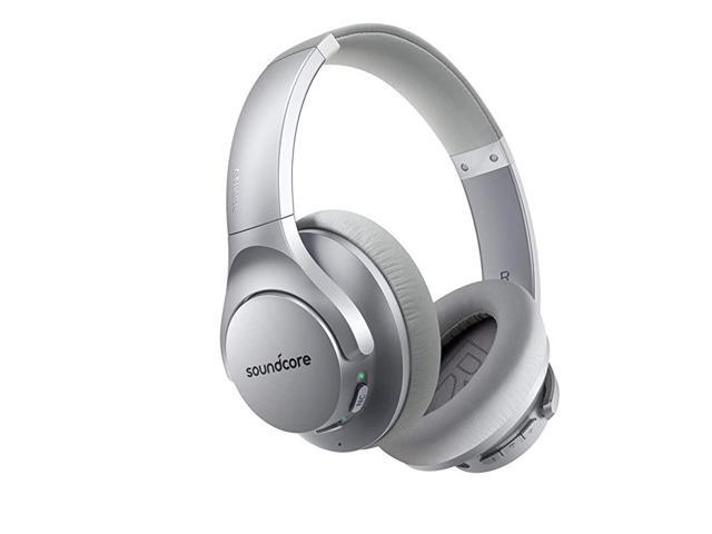 Anker Life Q20 Hybrid Active Noise Cancelling Headphones Wireless Over Ear Bluetooth Headphones 40H Playtime HiRes Audio Deep Bass Memory Foam Ear