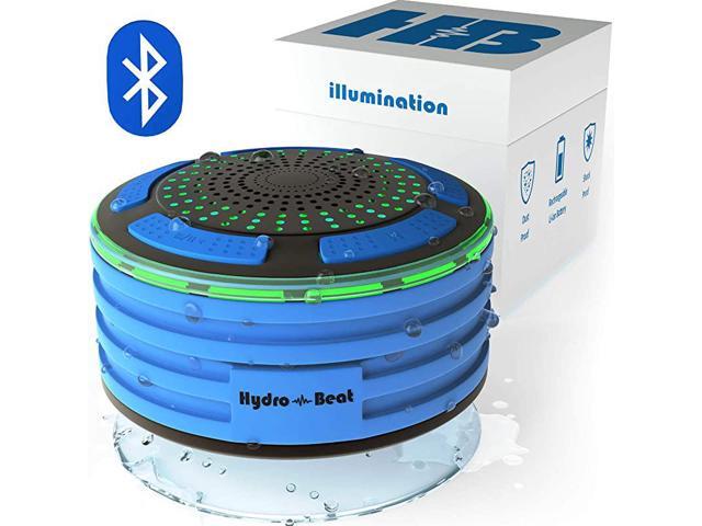 Portable Waterproof Shower Radio HB Illumination Shockproof Dustproof Wireless Shower Radio with Suction Cup Perfect for Pool Shower Boat Beach Hot