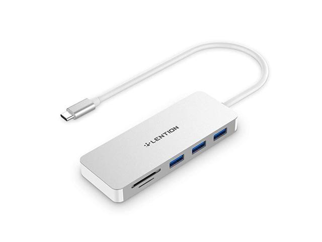 USB C Hub with 3 USB 30 and SDMicro SD Card Reader Compatible 20202016 MacBook Pro 131516 New Mac AiriPad ProSurface ChromeBook More MultiPort Type
