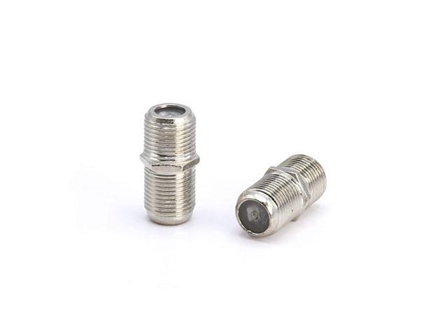 Extension Coupler Connects Two Coaxial Video s for Coax F81 Female to Female 1GHz TV and Internet Rated 100 Pack
