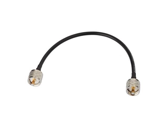 UHF Male PL259 to UHF Male PL259 Low Loss Digital Coax UHF Jumper Cable 12 RG58 for HAM CB RadioAntenna AnalyzerDummy LoadSWR Meter