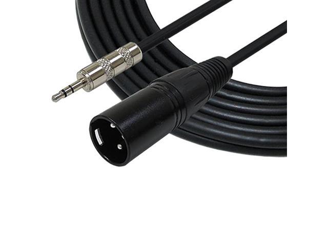 6ft Cable 18 TRS Stereo to XLR Male 6 Cables 35mm Mini to XLRM Cord for iPhone iPod Computer and More Single