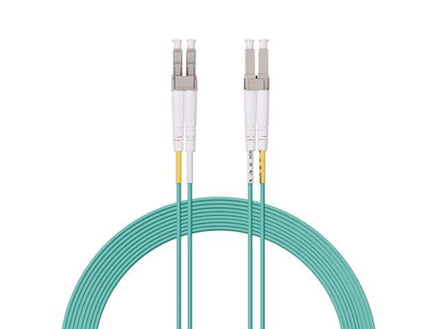 Patch Cable LC to LC OM3 10GbGigabit MultiMode Jumper Duplex 50125 LSZH Optic Cord for SFP Transceiver Computer Networks and Test Equipment