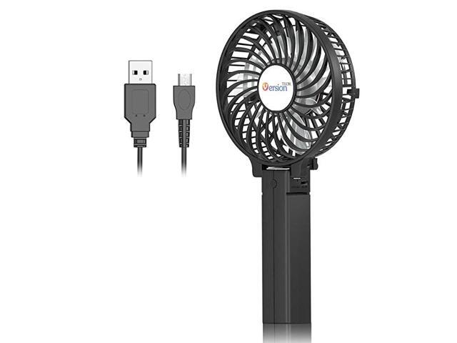 Mini Handheld Fan USB Desk Fan Small Personal Portable Table Fan with USB Rechargeable Battery Operated Cooling Folding Electric Fan for Travel