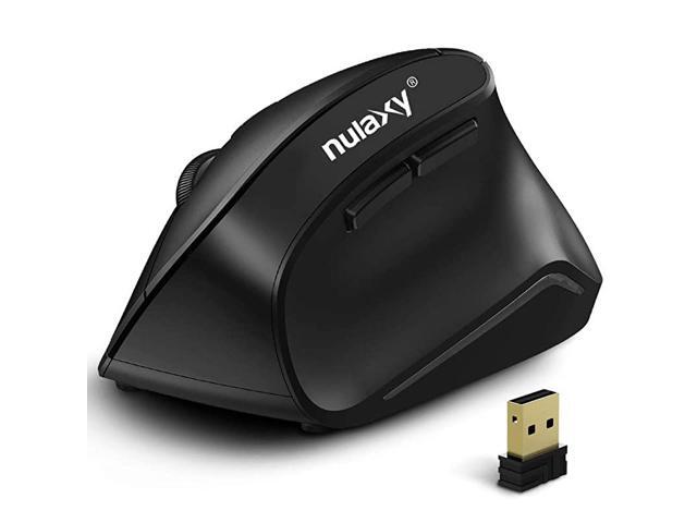 Vertical Mouse 24G Wireless Mouse with 3 Adjustable DPI800 1200 1600 Ergonomic Optical Mouse with 6 Buttons for Computer Laptop PC iPad Desktop