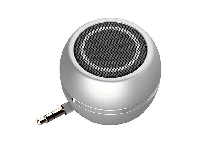 Mini Phone Speaker Portable Wireless Plug in Speaker with 35mm Aux Audio Jack Rechargeable Plug and Play Clear Bass Speaker Universal for Cell