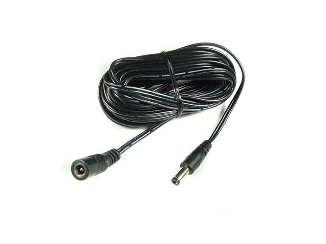HDCQ25 25ft 21mm x 55mm DC Plug Power Adapter Extension Cable 20AWG Cord for 12V CCTV Wireless IP Camera LED Car More