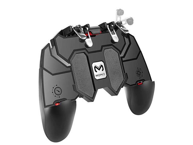 Mobile Game Controller with L1R1 L2R2 Triggers PUBG Mobile Controller 6 Fingers Operation Joystick Remote Grip Shooting Aim Keys for 4765 iPhone