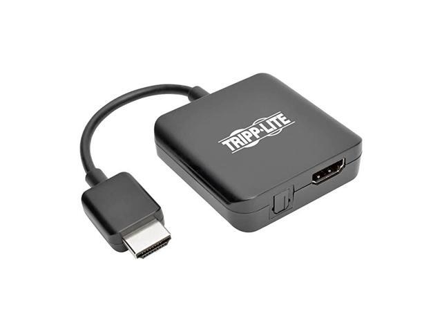HDMI Audio DeEmbedder Extractor with BuiltIn HDMI Cable UHD 4K x 2K P13006NAUDIOBLACK