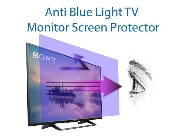Blue Light Screen Protector for 50 Inches TV Filter Out Blue Light That Relieve Computer Eye Strain and Help You Sleep Better