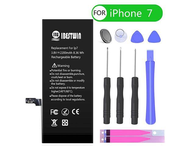 Battery for iPhone 7 High Capacity 2200mAh Replacement Battery for IP 7 with Full Remove Tool Kit Adhesive and Instruction3 Years Warranty