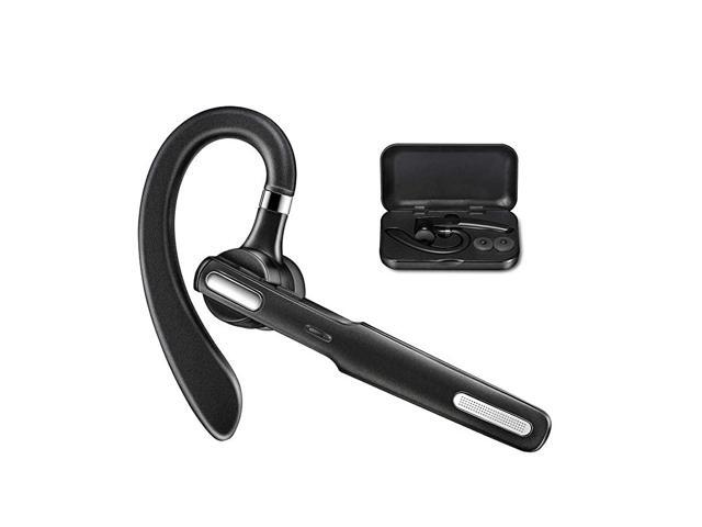 Headset Wireless Earpiece V41 810 Hours Talktime Stereo Noise Cancelling Mic Compatible for iPhone Android Cell Phones DrivingBusinessOffice Black