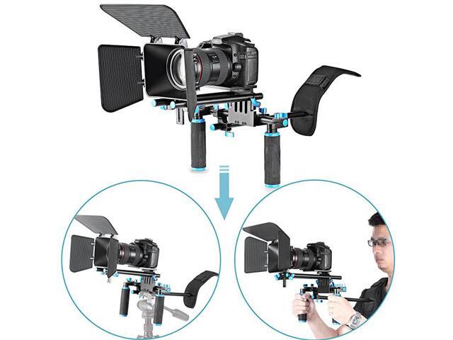DSLR Movie Video Making Rig Set System Kit for Camcorder or DSLR Camera Such as Canon Nikon Sony Pentax Fujifilm PanasonicInclude1 Shoulder Mount+1