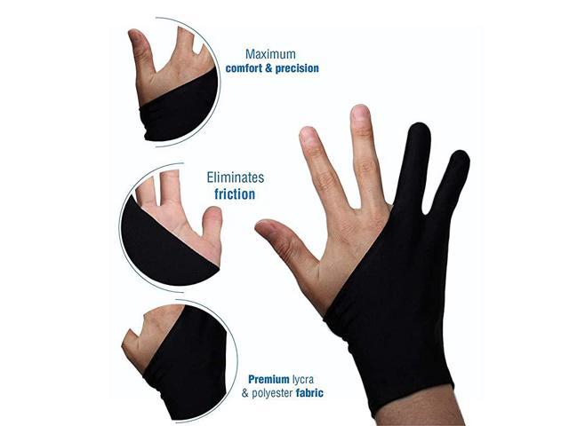 Tablet Drawing Glove Two-Finger Free Size Drawing Glove Artist for