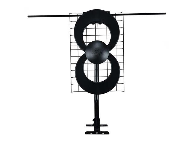 ClearStream 2V TV Antenna 60+ Mile Range UHFVHF Multidirectional Indoor Attic Outdoor Mast wPivoting BaseHardware Adjustable Clamp Sealing Pads 4K