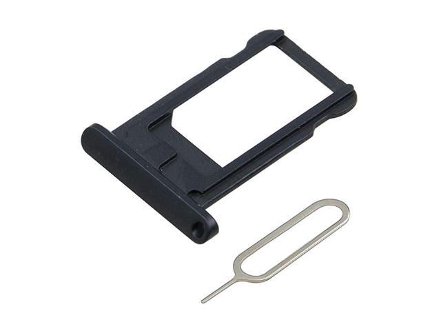 SIM Card Tray Slot Replacement Compatible with iPad 5 2017 AirMini 12 3 79 inch Black incl Sim Pin