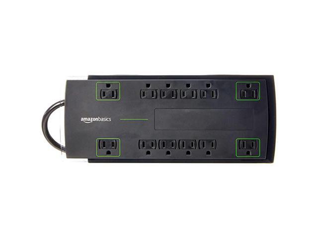 12Outlet Power Strip Surge Protector 4320 Joule 10Foot Cord