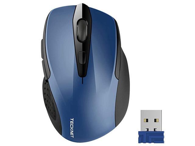 Pro 24G Ergonomic Wireless Optical Mouse with USB Nano Receiver for LaptopPCComputerChromebookNotebook6 Buttons24 Months Battery Life 2600 DPI 5