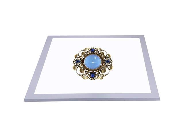 Photo Studio Fill Light LED Shadowless Light Panel 15in X 15in 38 x 38 cm Dimmable Photography Softbox Bottom Light for Food Jewelry Cosmetic Crafts