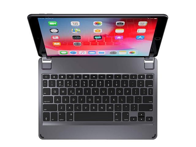 105 Keyboard for iPad Air 2019 Aluminum Bluetooth 42 Keyboard with Backlit Keys Space Gray