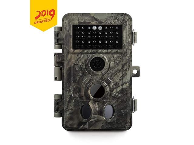 Game Trail Camera 20MP 1080P 2020 Upgraded 02s Motion Activated No Glow Night Vision Waterproof Cam for Wildlife Deer Trail Outdoor Critter Animal