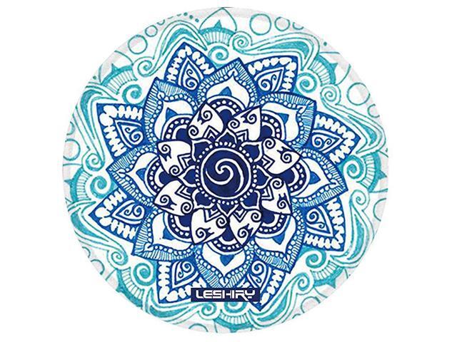 Mouse Pad Cute Circular Mousepad with Design Beautiful Parttern Mouse Pads with Stitched Edge 79X79 Inch Small Mouse Mat for Laptop and Computer