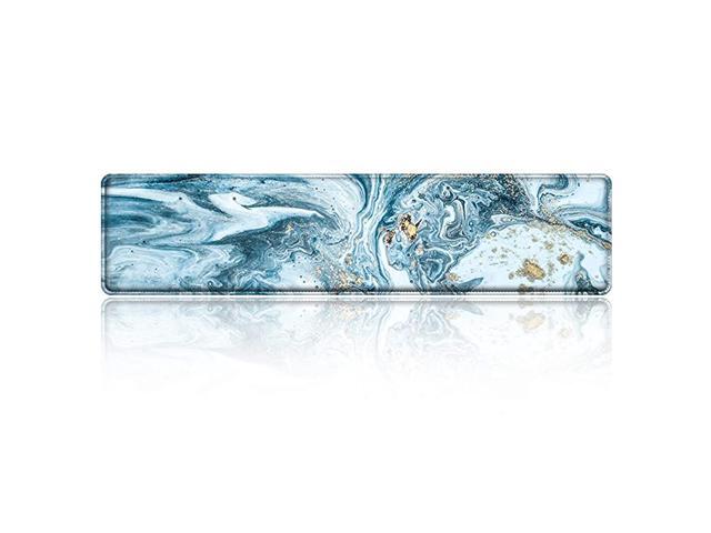 Keyboard Wrist Rest Pad Ergonomic Wrist Support with High Density Memory Foam Stitched Edges 165 x 35inch 18cm Thick for Gaming Working Typing