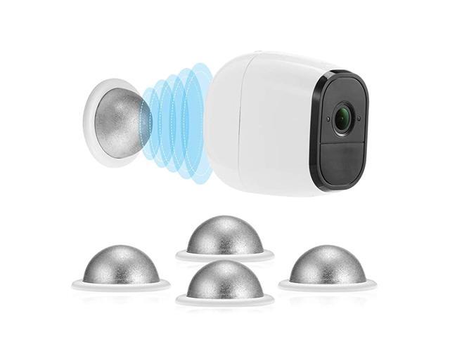 Magnetic Wall Mount Compatible with Arlo VMC3030ProPro 2 Security Camera360 Degree Rotation Mounting Bracket SilverPack of 4