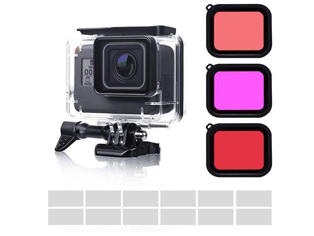 Waterproof Kit for GoPro Hero 8 Filter Kit for GoPro Hero 7 Black