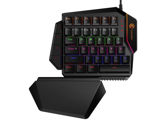 GameSir GK100 Mini Mechanical One-hand Keyboard Blue Switches for PC Gaming