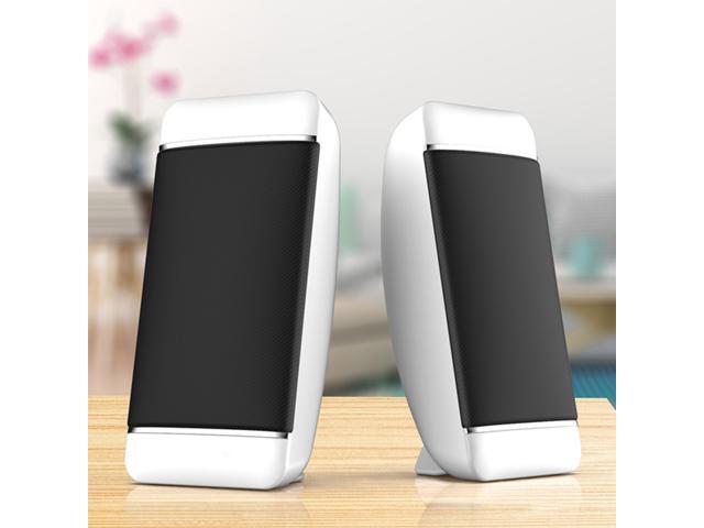 SKYLETTE USB + AUX Wired 5W Audio Multimedia Loudspeaker Mini PC Computer Speaker for Laptop Desktop Phone