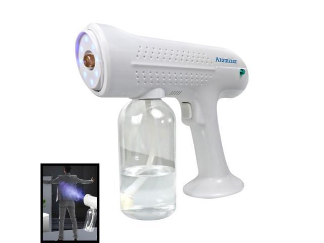 Wireless charging handheld blue light nano atomization disinfection spray gun electric sprayer 500ML